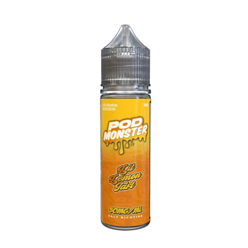Pod Monster Salts Lit Lemon Tart Synthetic Vape Juice 60ml